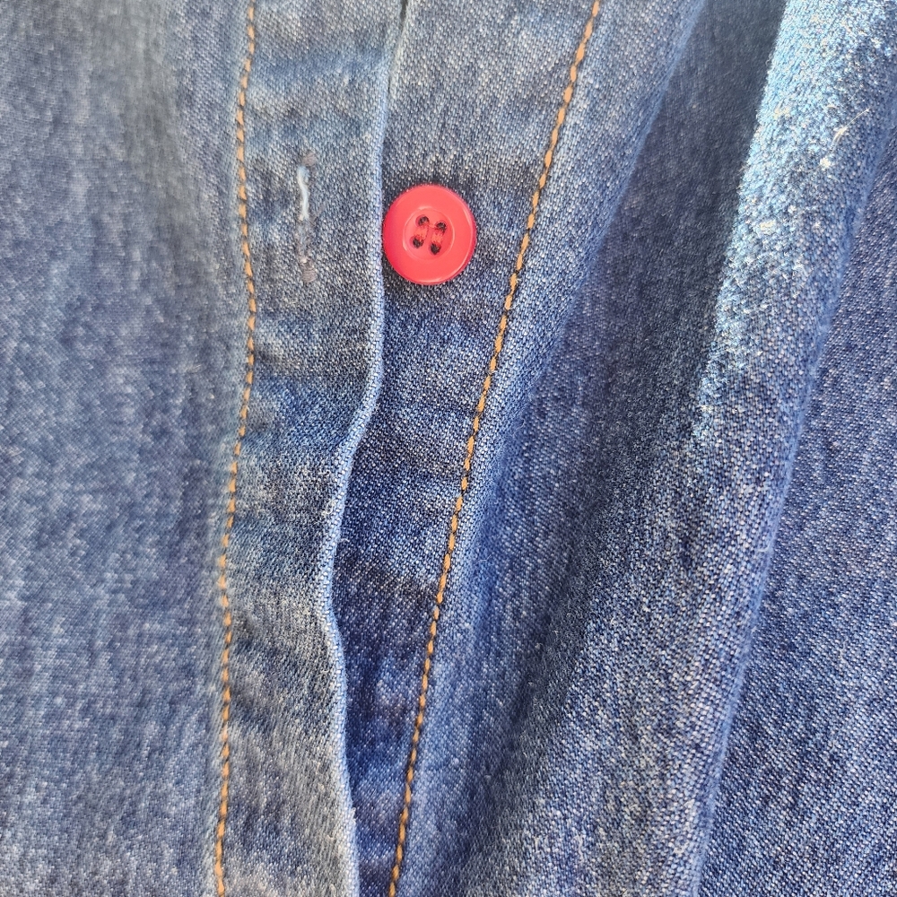 Denim Shirt Dress /Jacket - Picture 6 of 7